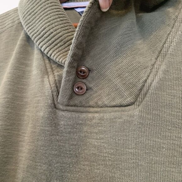 Tommy Hilfiger Henley Sweater Mens XXL Roll Crew Collar Pocket in Sleeve VTG - Picture 4 of 15